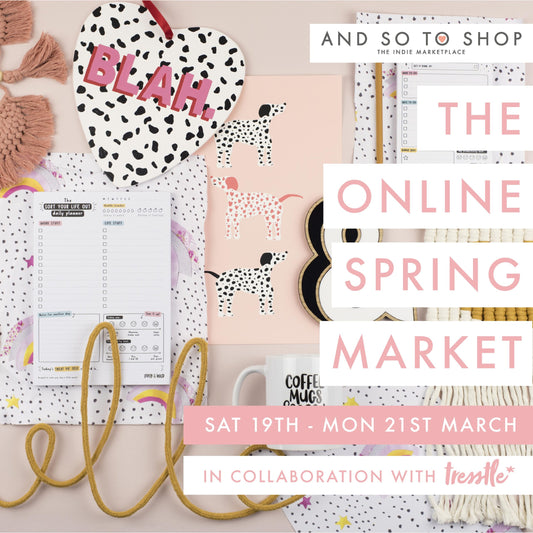 And So To Shop Online Spring Market