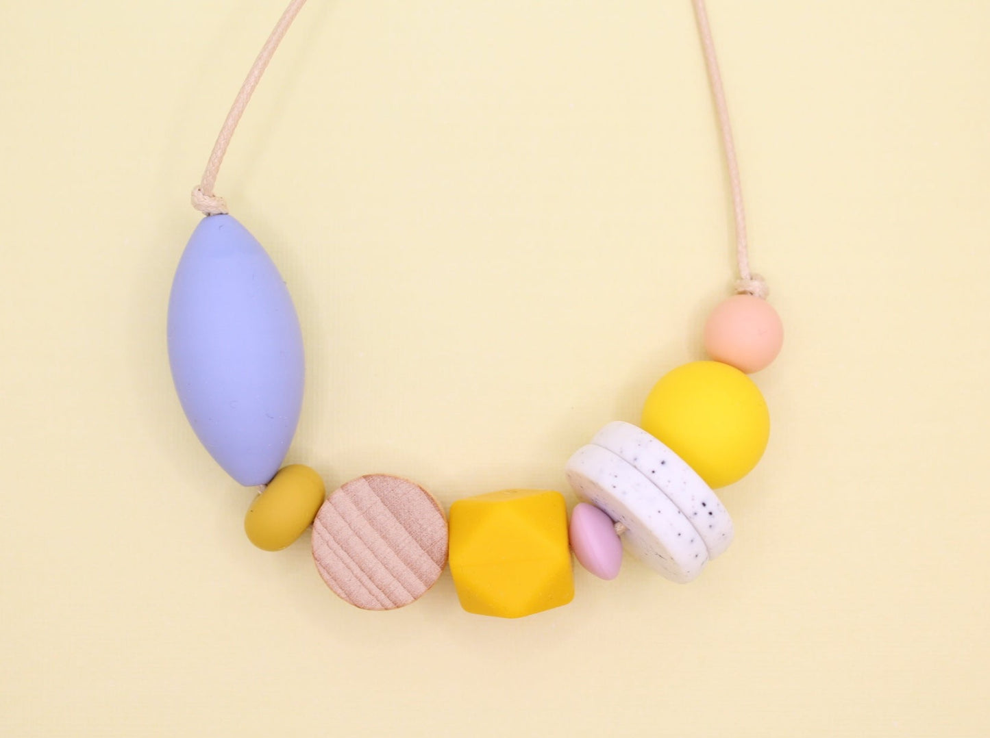 Geometric Beaded Silicone Necklace | ADHD/Autism Friendly