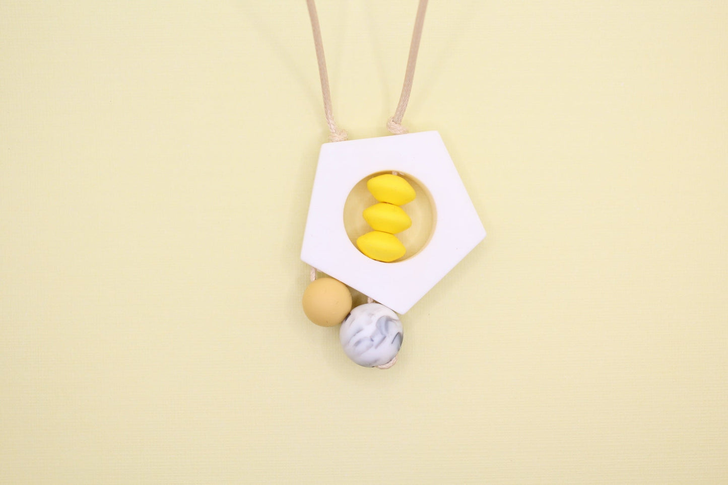 Pentagon Silicone Pendant Necklace | Compact & Lightweight