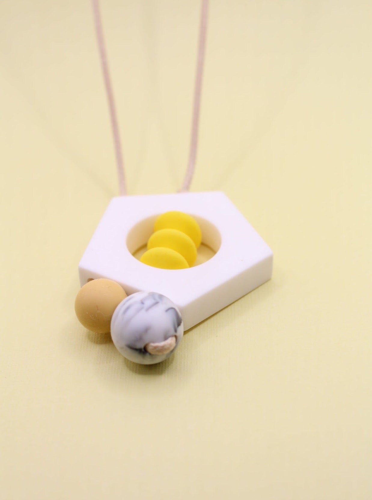 Pentagon Silicone Pendant Necklace | Compact & Lightweight