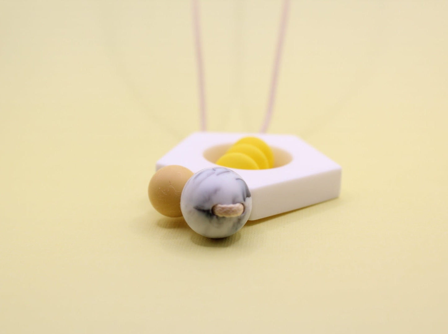 Pentagon Silicone Pendant Necklace | Compact & Lightweight