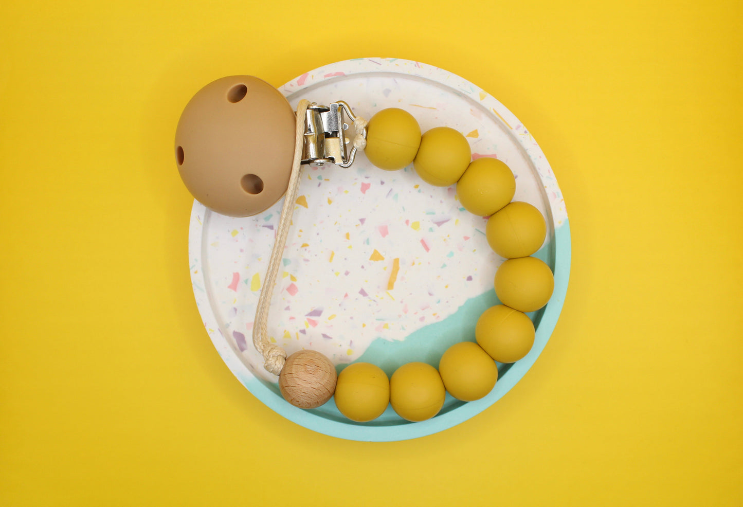 Silicone Mustard Dummy Clip | Safe & Lightweight