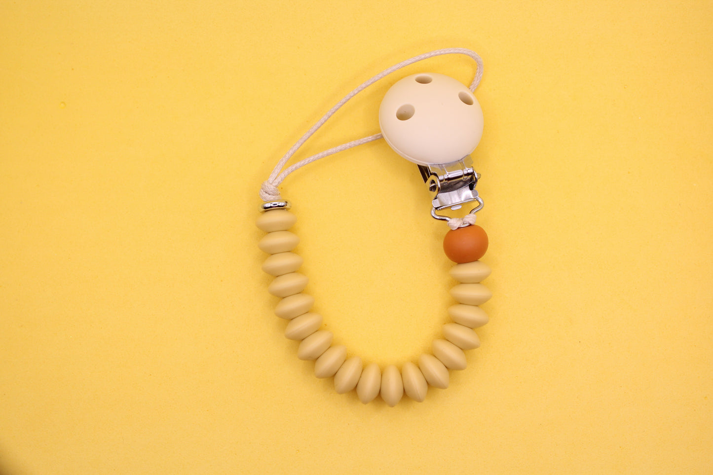 Silicone Beaded Dummy Clip | Safe & Lightweight