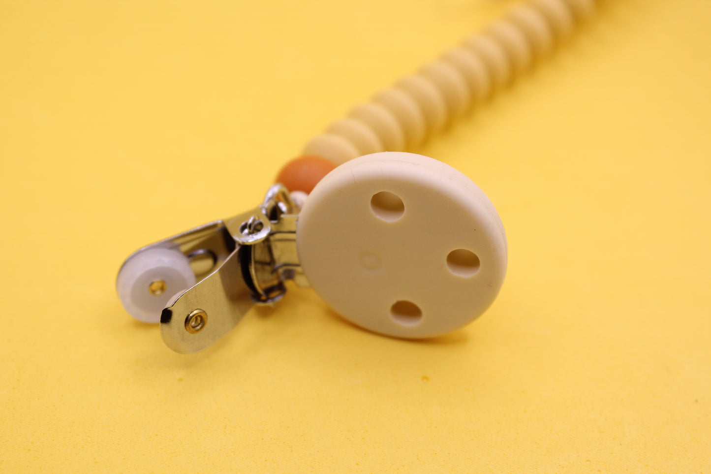 Silicone Beaded Dummy Clip | Safe & Lightweight