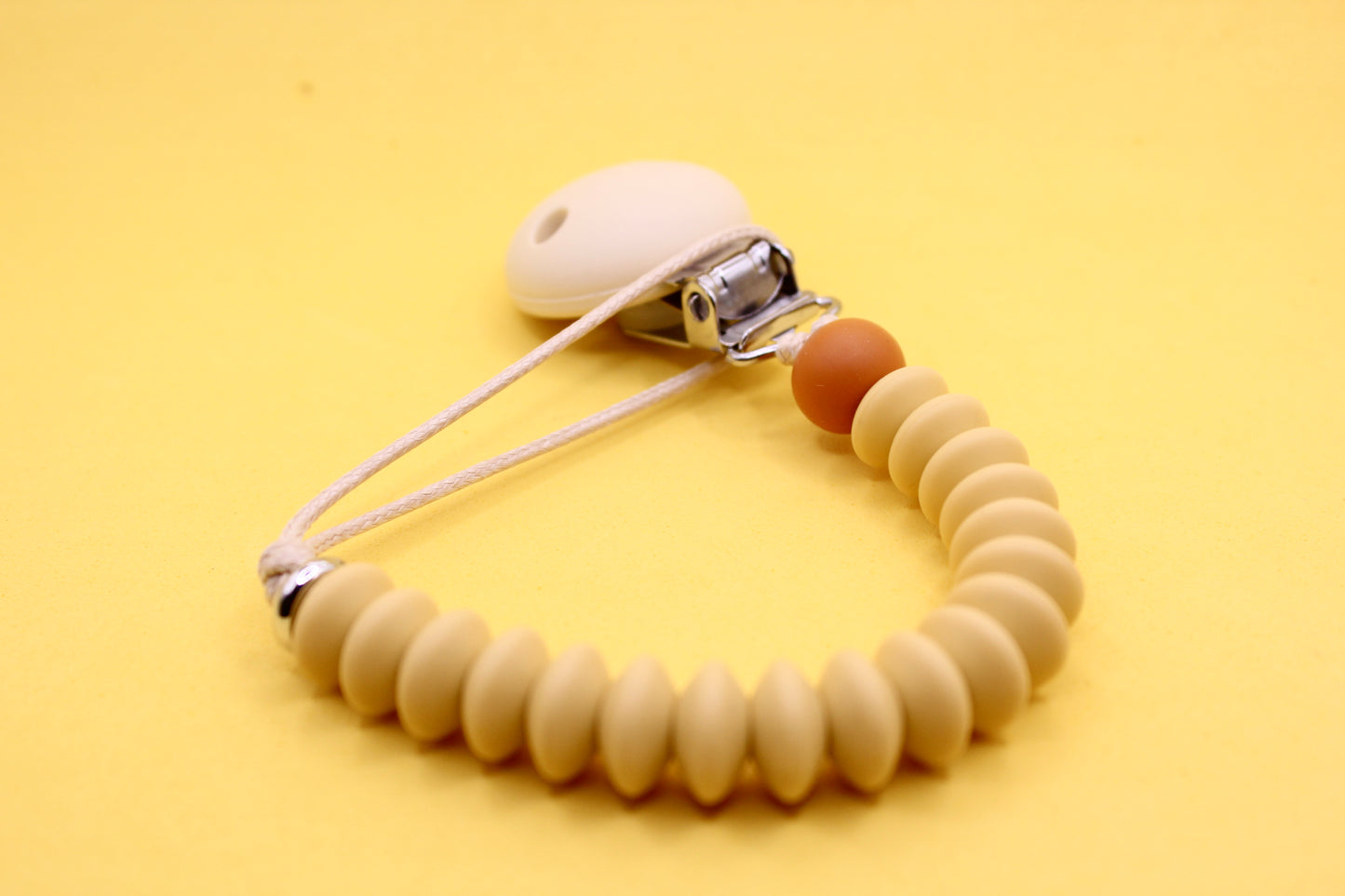 Silicone Beaded Dummy Clip | Safe & Lightweight