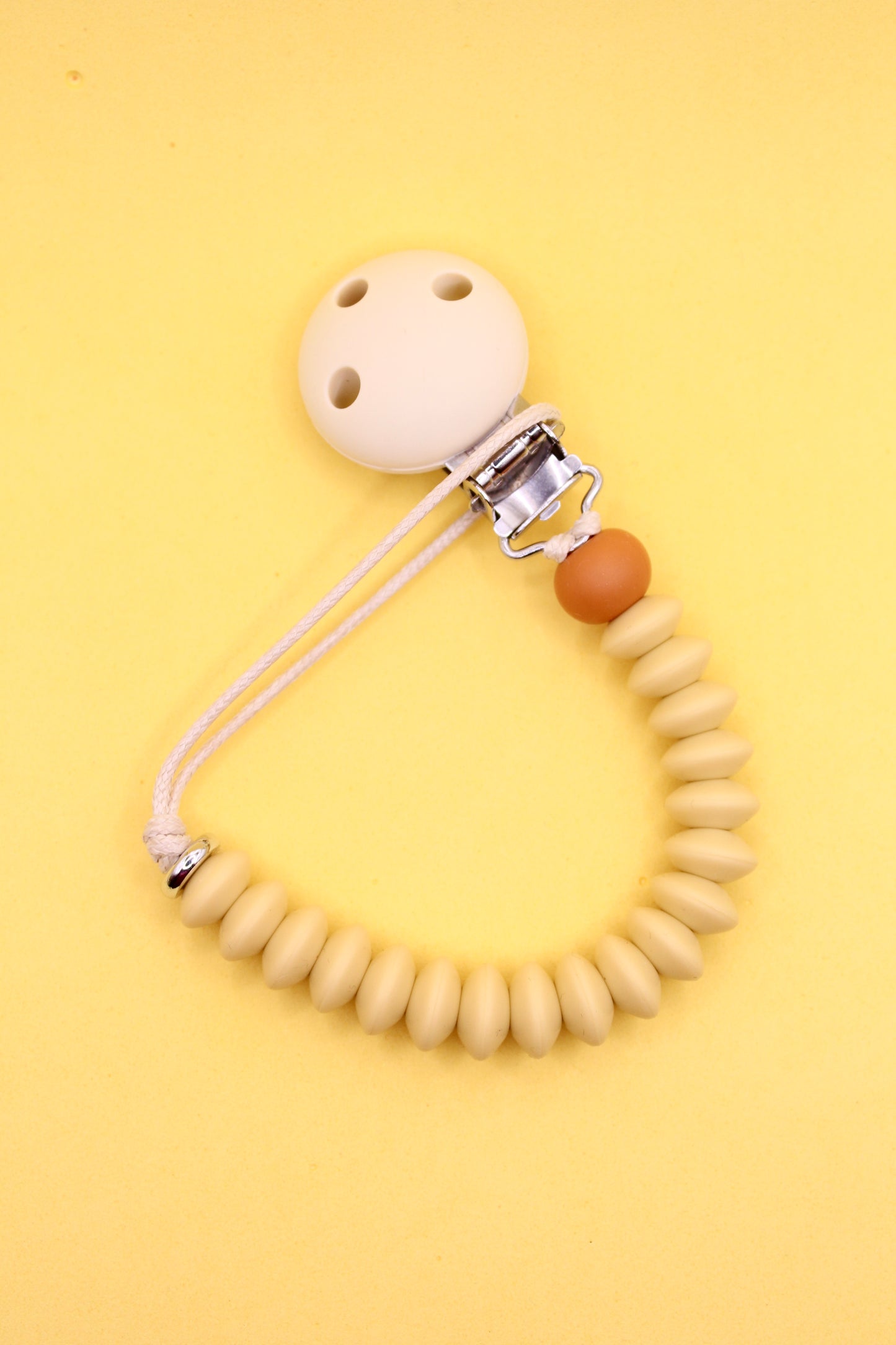 Silicone Beaded Dummy Clip | Safe & Lightweight