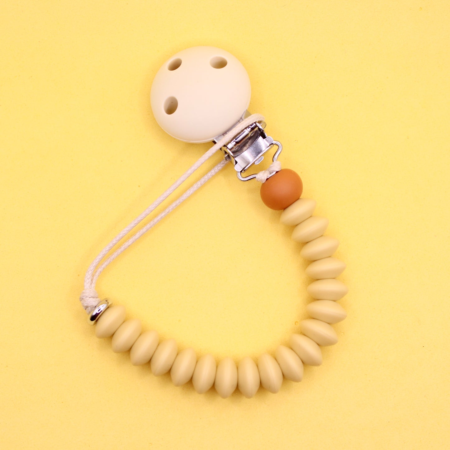 Silicone Beaded Dummy Clip | Safe & Lightweight