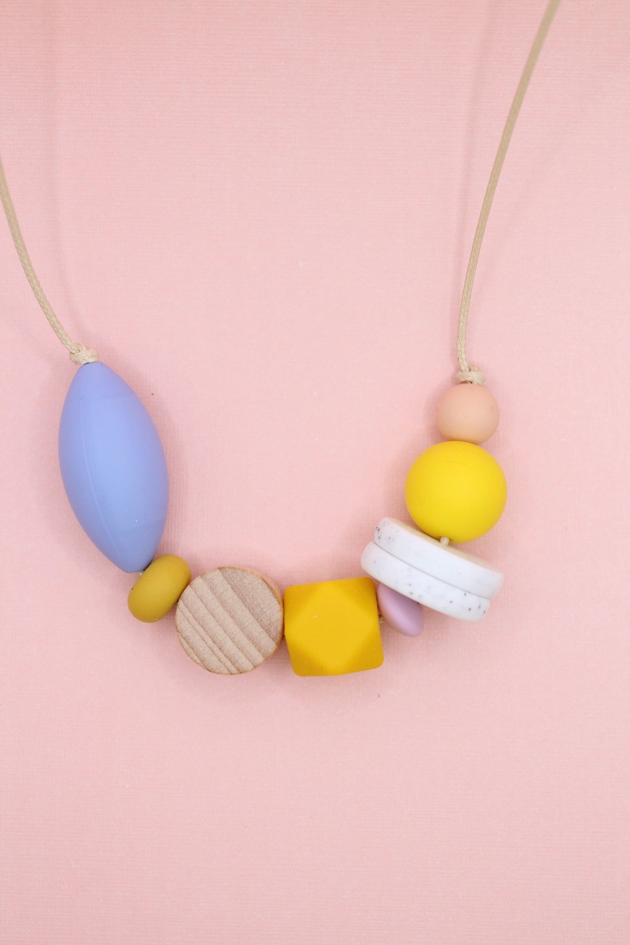 Geometric Beaded Silicone Necklace | ADHD/Autism Friendly