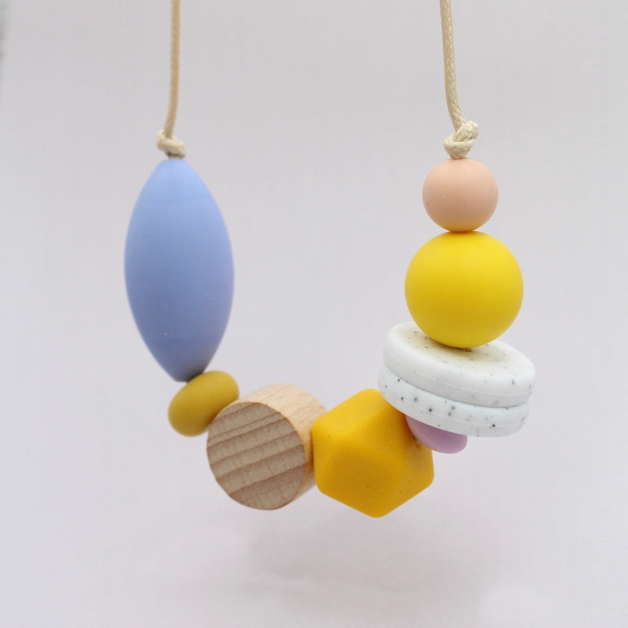 Geometric Beaded Silicone Necklace | ADHD/Autism Friendly