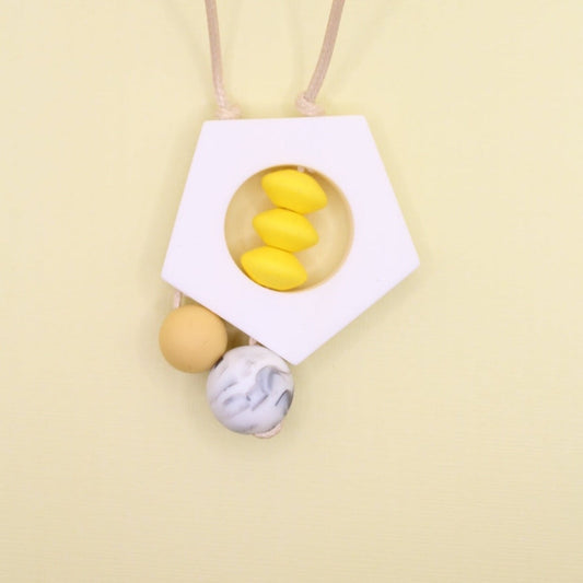 Pentagon Silicone Pendant Necklace | Compact & Lightweight