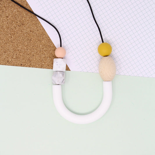 U Shape Silicone Necklace | Baby & Neurodivergent Friendly